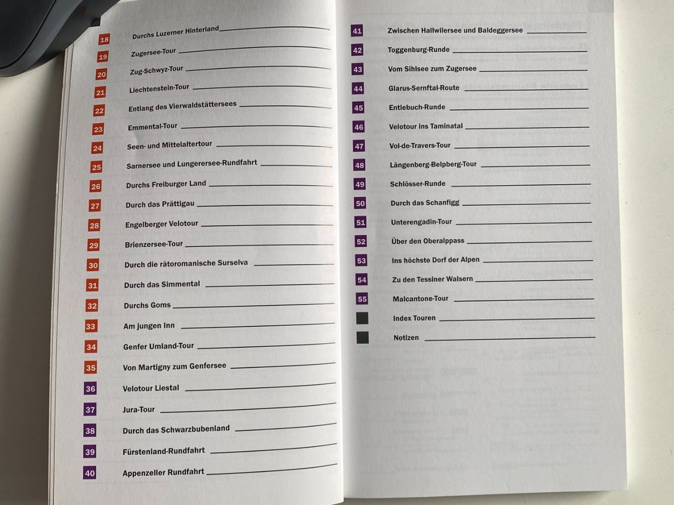 Libri: Velotouren Schweiz - 55 Touren – Usato da Hünenberg venduto da Ecila 2