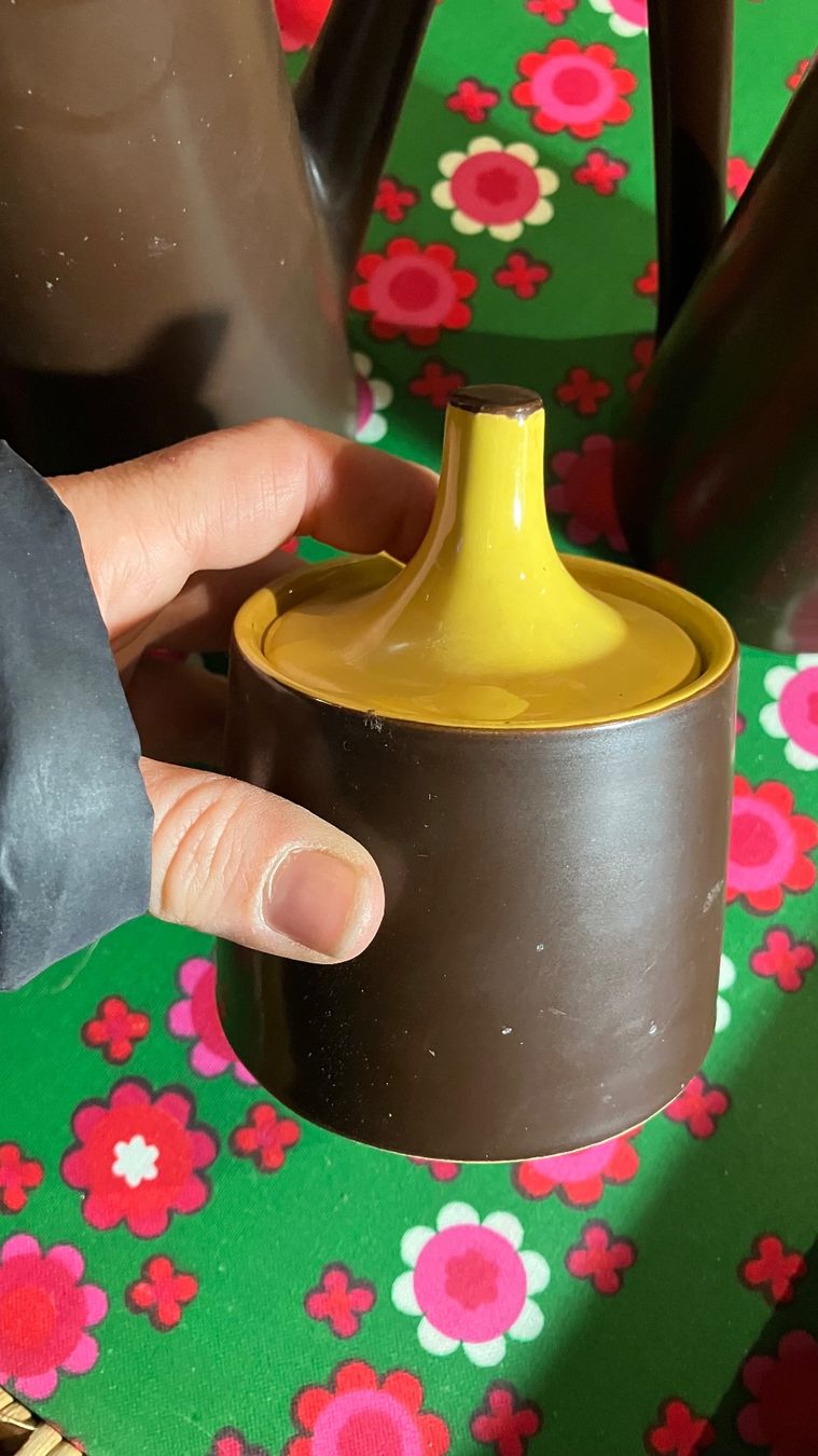 Geschirrsets: Service à café Kaffee vintage Italy deko – Gebraucht aus St-Cierges von LeRegain 5