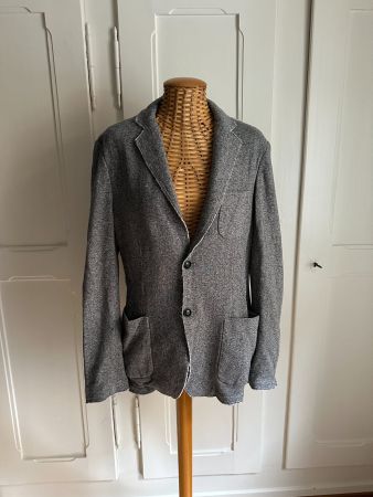 Y.TWO - Sweat-Blazer grau meliert L/XL