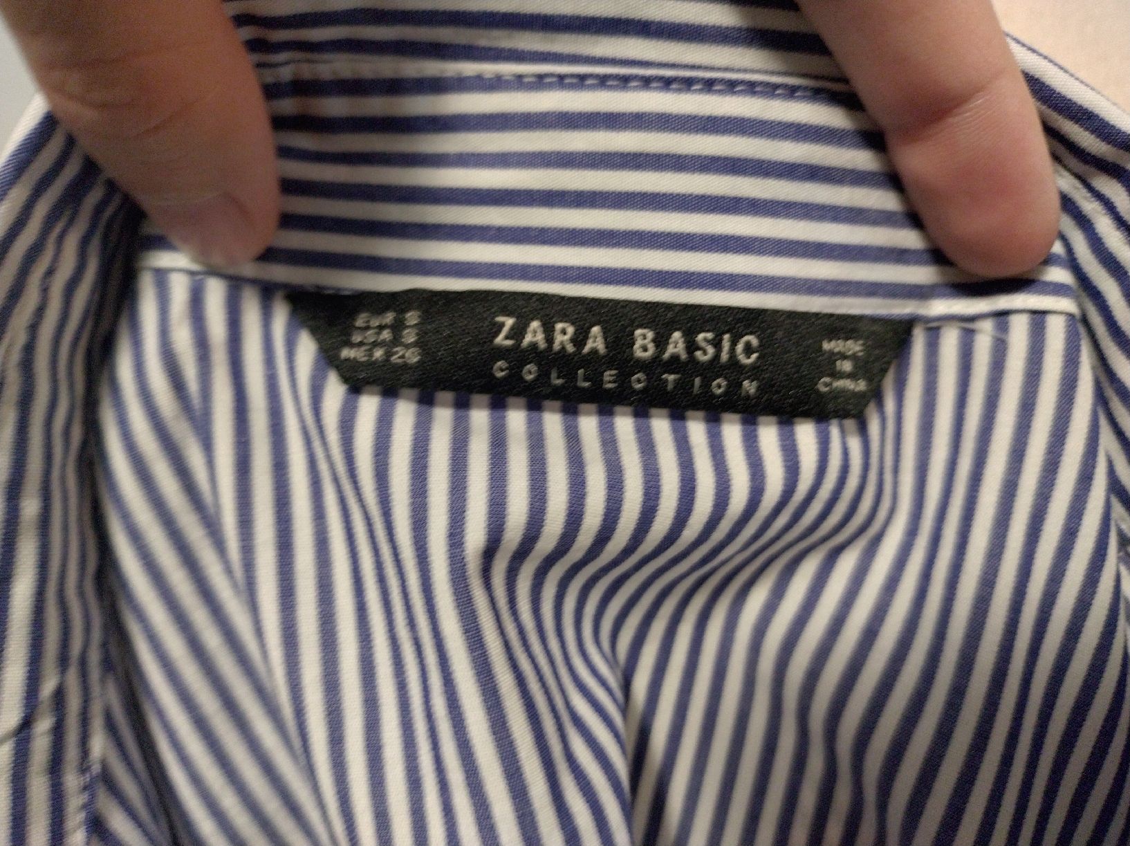Zara Camicette: Zara Basic Bluse, Grösse S, gestreift mit Spitze! – Usato da Siebnen venduto da greenpingu 6