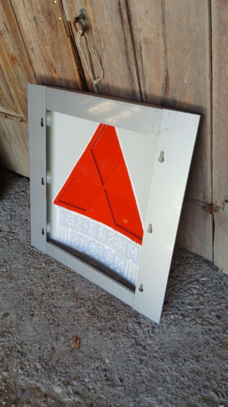 Mitsubishi Insegne: Mitsubishi Schild – Usato da Schwarzenberg LU venduto da mai_cyk6 4