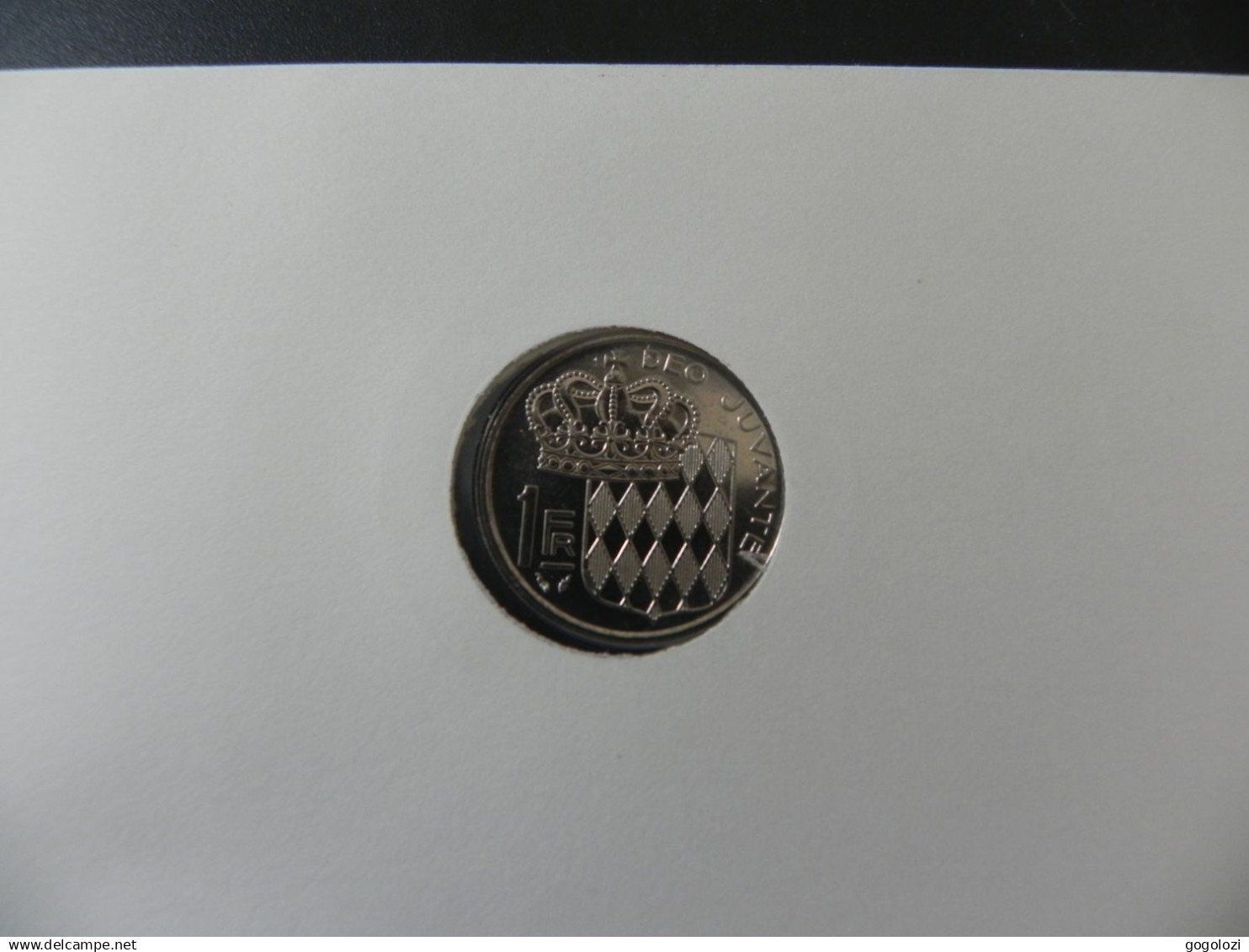 Tutti le monete: Münzbrief Monaco 1 Franc 1986 – Usato da Biel/Bienne venduto da Gogolozi 3