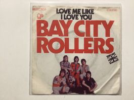 Bay City Rollers Single - Love Me Like I Love You / Mama Li