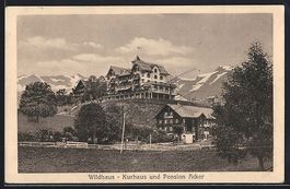 Wildhaus, Kurhaus und Pension Acker vor 