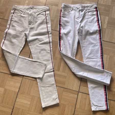 CREEKS/BLUE MOTION duo pants blancs 🤍S