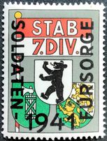 Soldatenmarke 2.WK, 7. Division, Aufdr, Wi Kdo 72