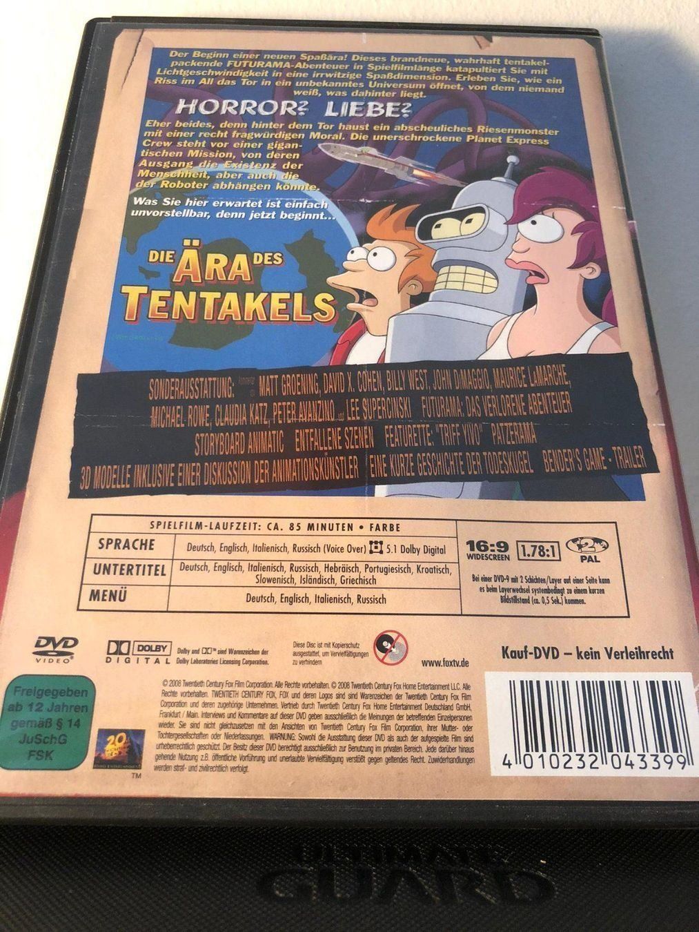 Tutti i DVDs: Futurama - Die Ära des Tentakels – Usato da St.Galllen venduto da elkaphone 1