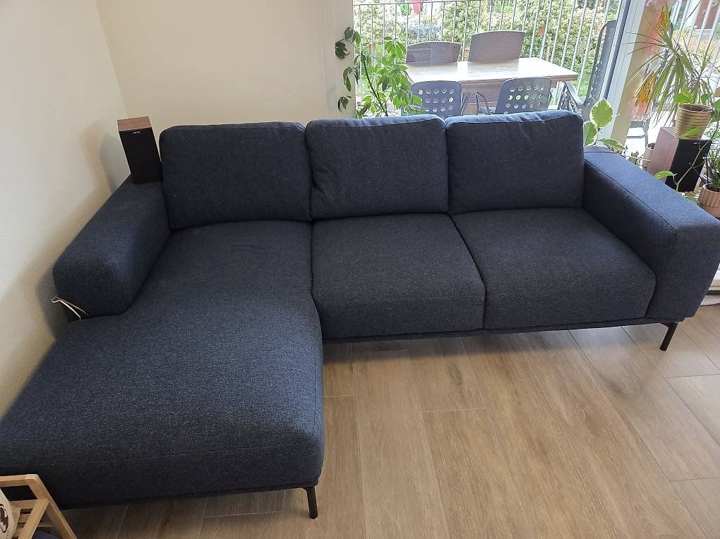 Livique Divani: Ecksofa dunkelblau – Usato da Lenzburg venduto da JeannineF02 1