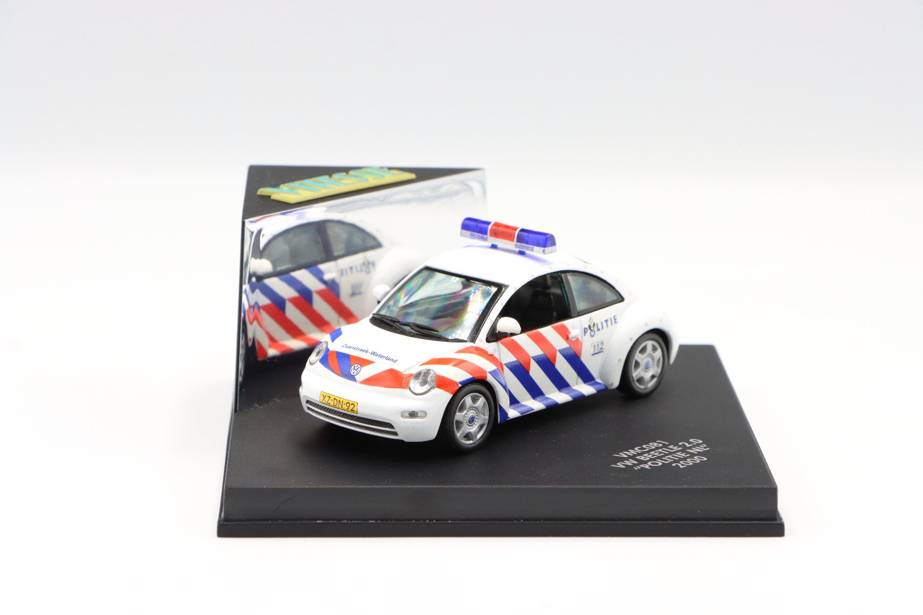 Volkswagen Modellini d'auto: VW Beetle 2.0 Polizei NL 2000 1:43 Vitesse – Nuovo (secondo la descrizione) da Bühl b.Aarberg venduto da modelldiecast 3