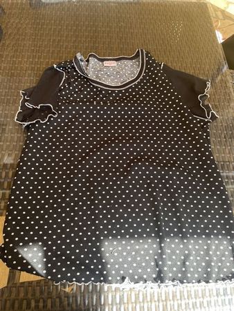 Damen T-Shirt XXL schwarz