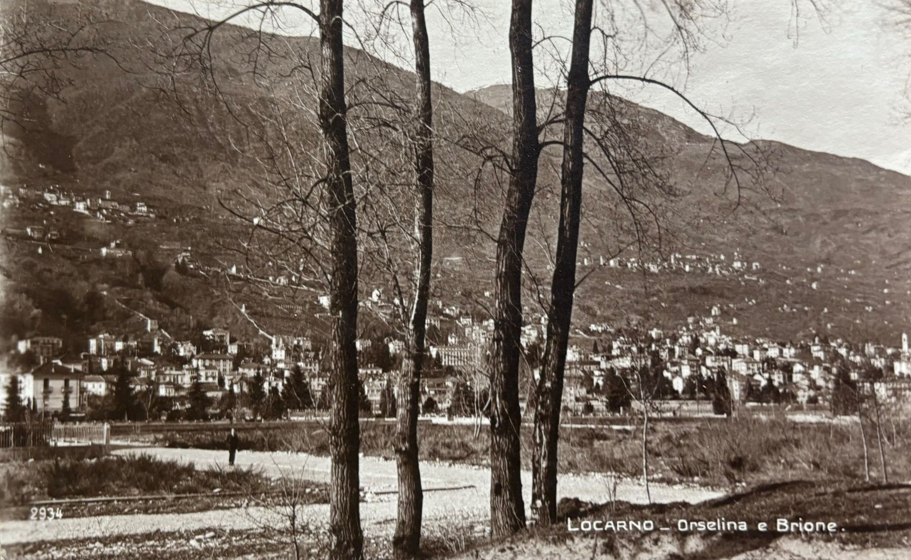 Cartoline postali: Locarno, Orselina, 1919 – Usato da Frauenfeld venduto da Merk52