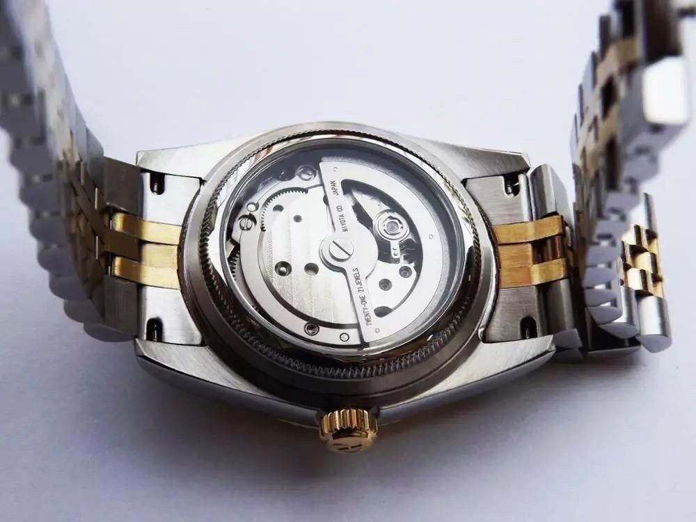 Parnis Orologi: Damenuhr - Parnis Datejust Hommage - Automatic – Usato da Mettendorf TG venduto da Ricardo-Bazar 2