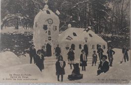 LA CHAUX-DE-FONDS - Eglise de neige 1906
