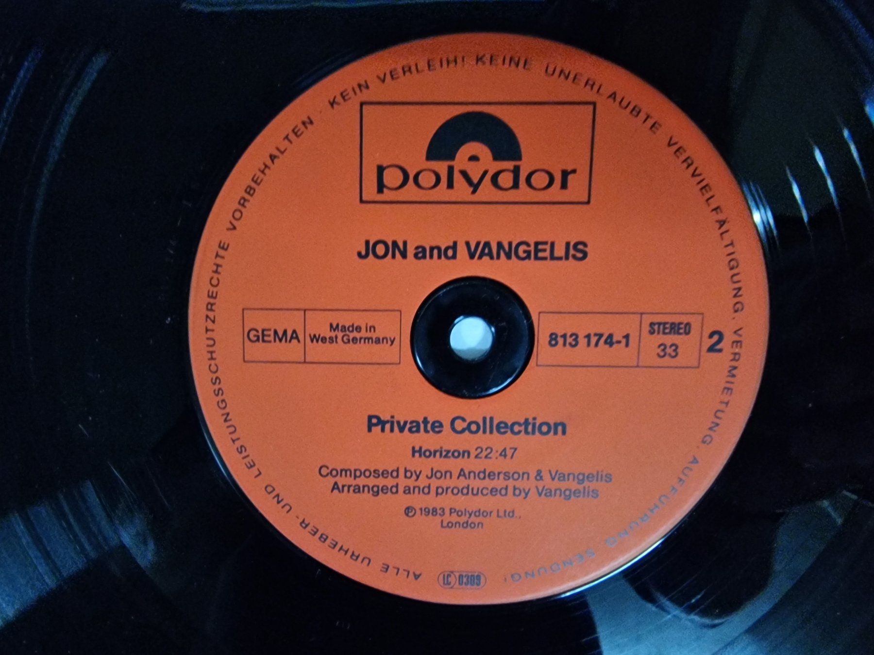 Dischi in vinile: Jon And Vangelis LP – Private Collection – Usato da Root venduto da atelier22 2