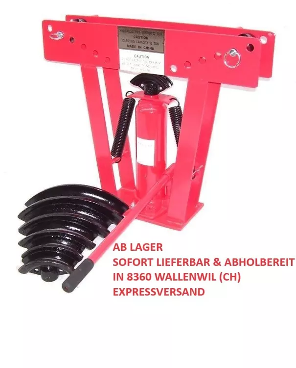 06166 - Hydraulisches Rohrbiegegerät 16 Tonnen bis 3 Zoll (Neu und
