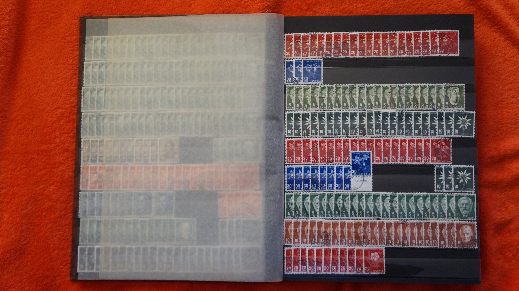 Alle Briefmarken: 2 Alben mit Pro Juventute ab 1939 – Gebraucht aus Sulgen von Kengi0 2
