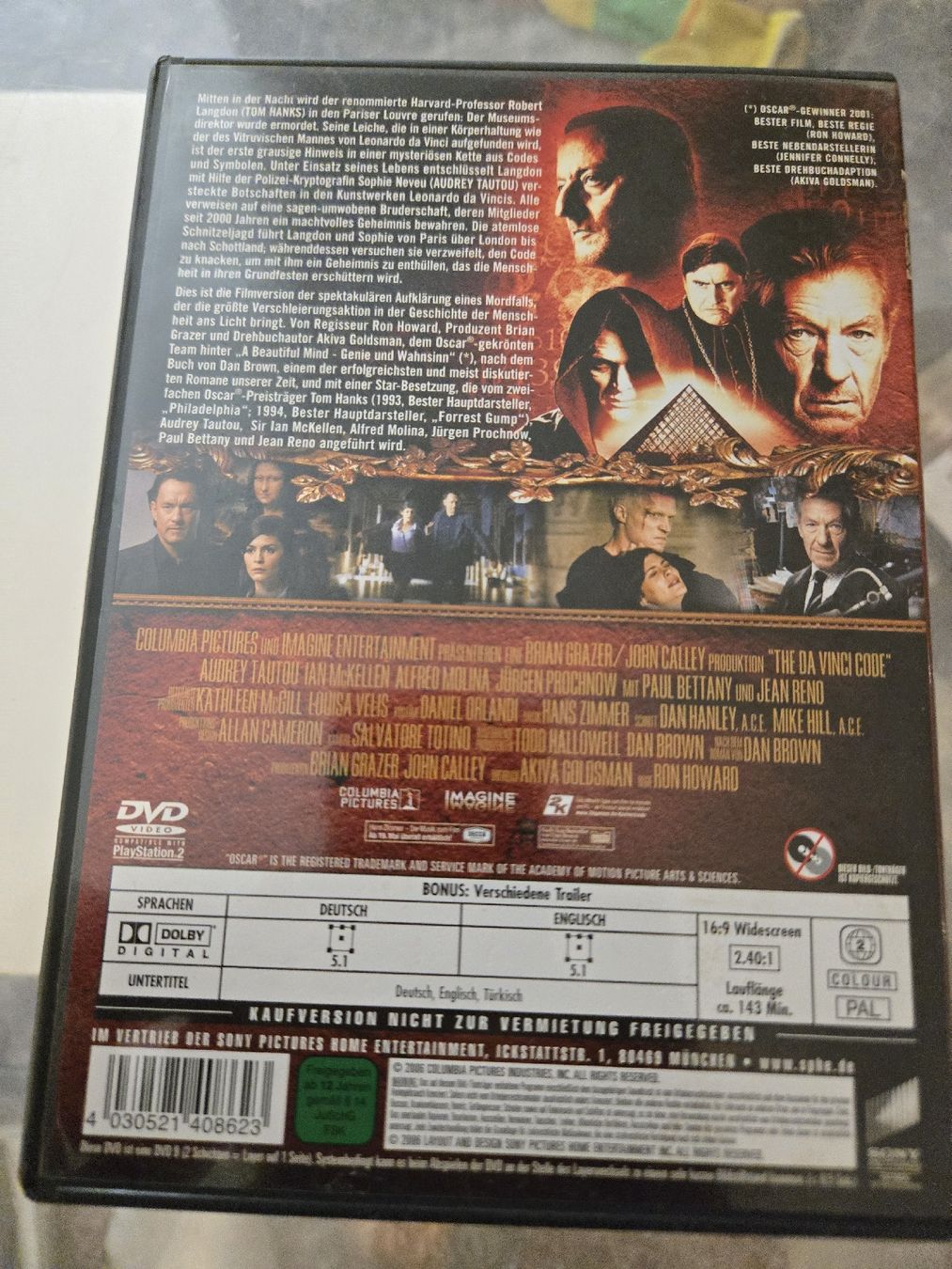 Alle DVDs: The Davinci Code DVD – Gebraucht aus Bussigny von Kfdlt 1