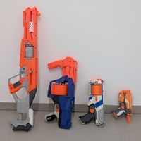 4 Nerfs und Pfeile