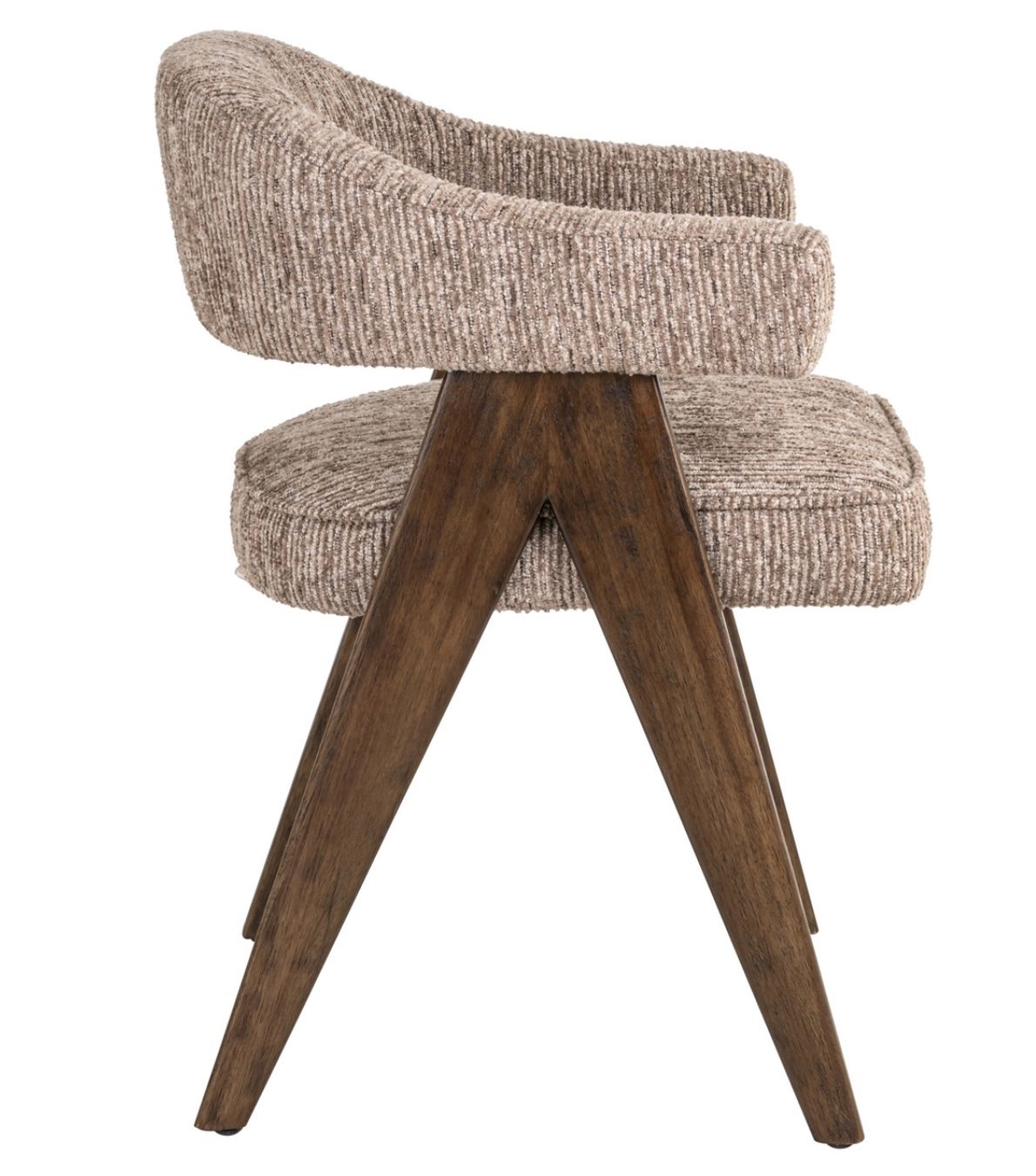 Sedie: RICHMOND INTERIORS** Dining chair Mori mocca linear fire ret – Nuovo e nell'imballaggio originale da Ruswil venduto da Miami-2026 3