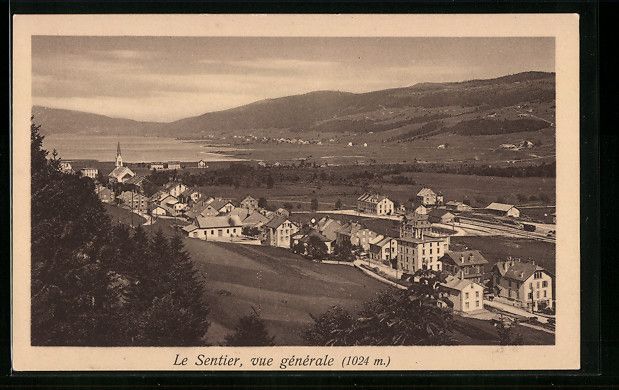 Cartoline postali: AK Le Sentier, Vue generale – Usato da Berlin venduto da bartko-reher
