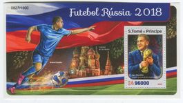 Block "Fussball". São Tomé und Príncipe.