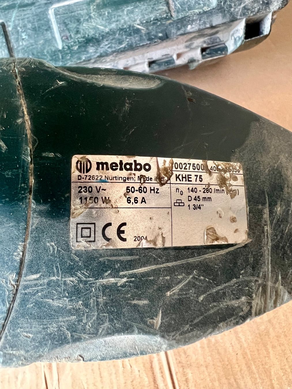 Metabo Bohrmaschinen: Metabo Schlaghammer KHE 75 – Defekt aus Belp von ch1999 5