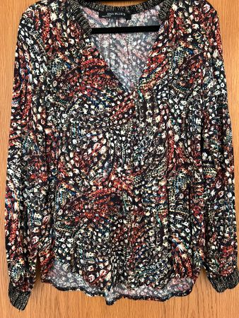 EMA Blue's Herbstbluse, Grösse L/XL, Neuwertig, Top Zustand
