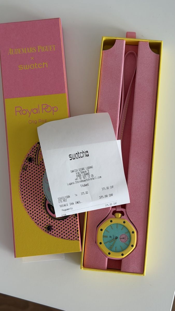 Swatch Orologi: Audemars Piguet x Swatch watch – Nuovo e nell'imballaggio originale da Paradiso venduto da viorea 5