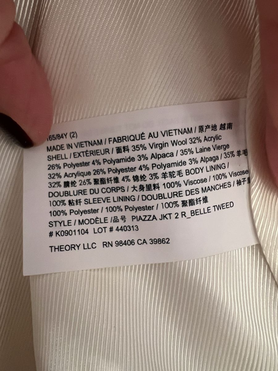 Giacche: Theory Blazer Gr. 2 beige – Nuovo e nell'imballaggio originale da Zürich venduto da Meike002 2