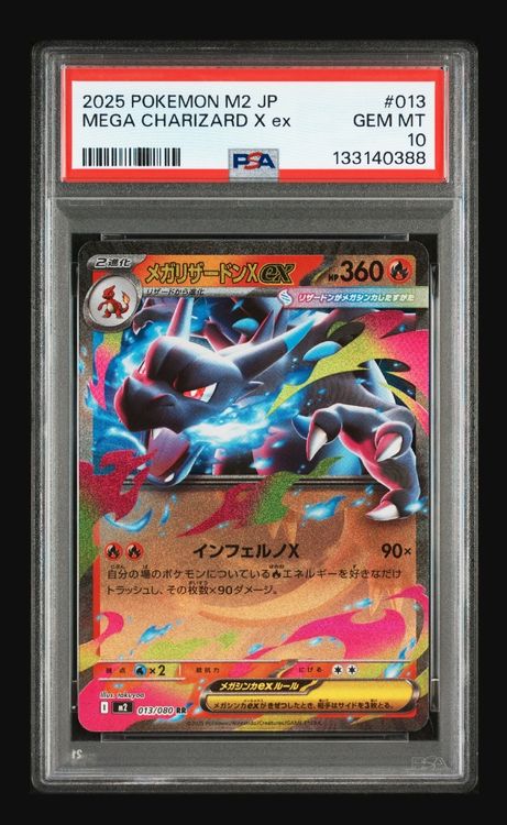 Pokémon MEGA CHARIZARD X EX PSA 10 013/080 (Neu (gemäss