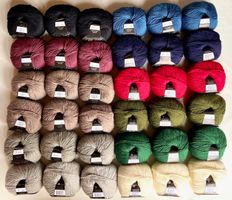 Strickwolle 3 kg 600g Knäuel ProLana Wolle