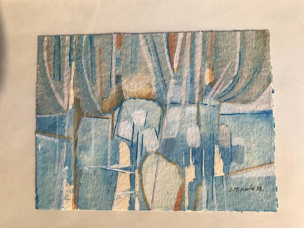 Dipinti: MINALA Jacques - reflets - 1978 – Usato da Estavayer-le-Lac venduto da mar_2s6b 2