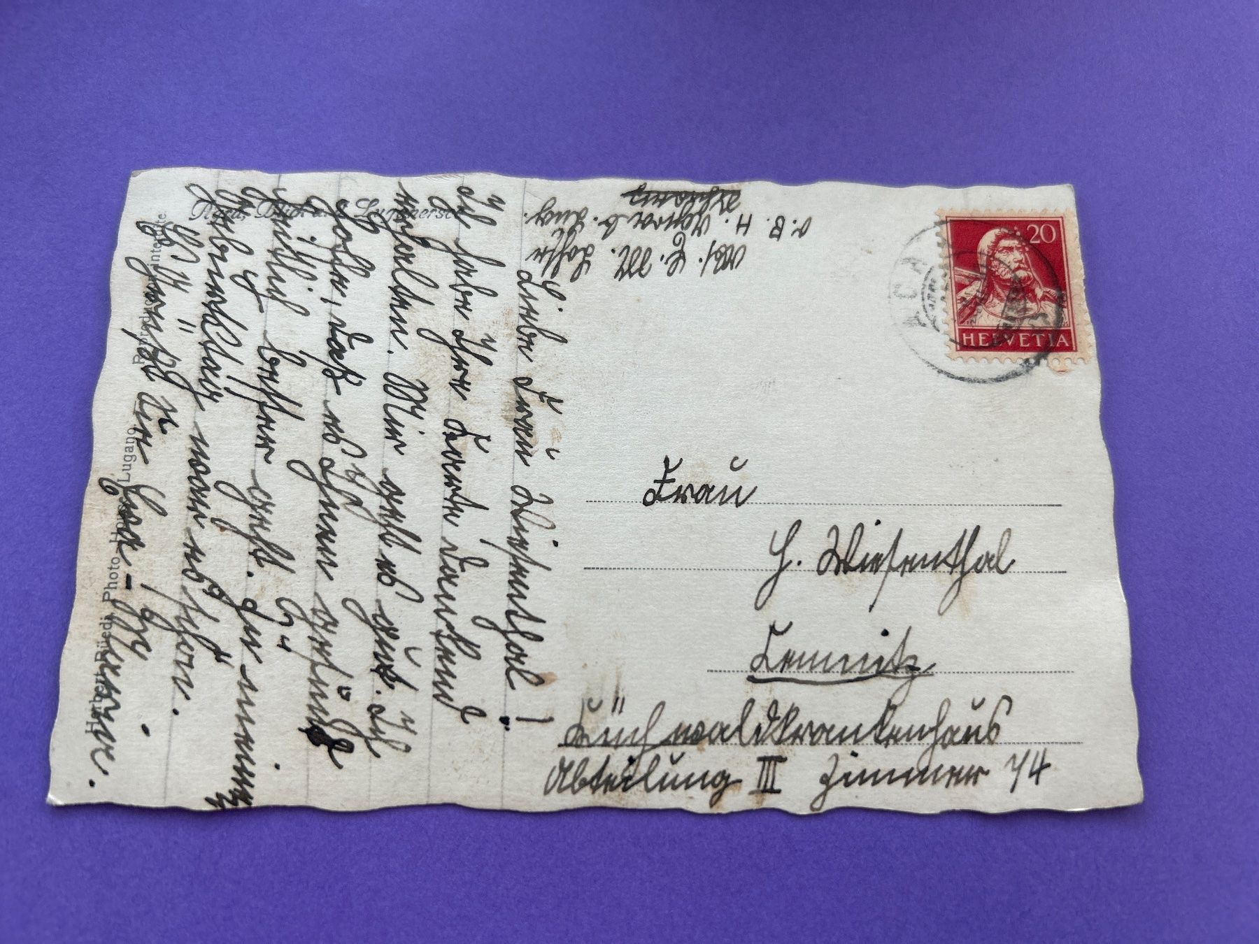 Cartoline postali: Luganersee alt sehr schön – Usato da Hefenhofen venduto da Bierinder 1