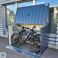 Suport Velobox absperrbarer Stahlschrank für 2 Velos! Neu!