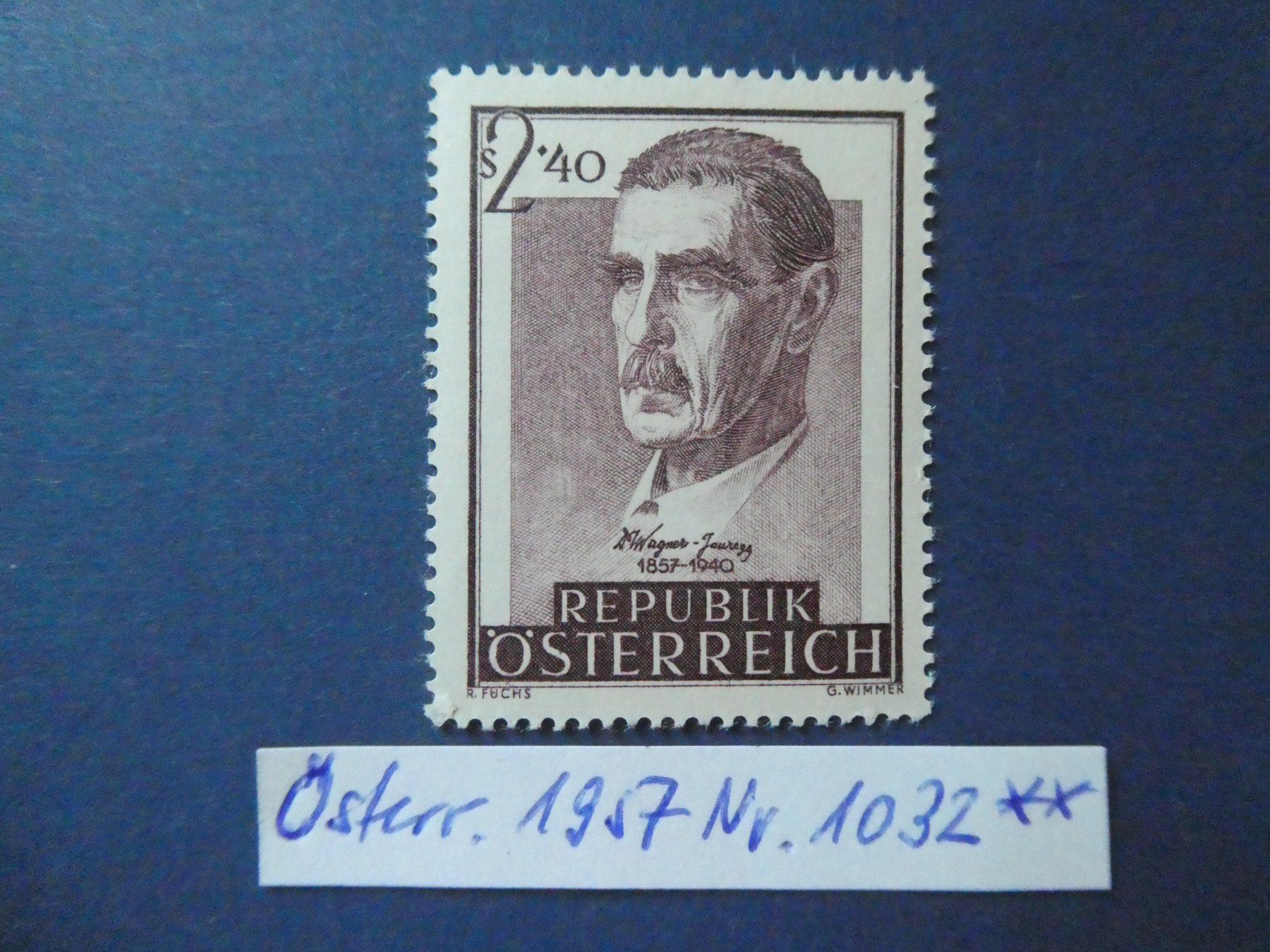 Alle Briefmarken: Österreich 1957 Nr. 1032 postfrisch ** – Gebraucht aus Lausen von Herbamare01