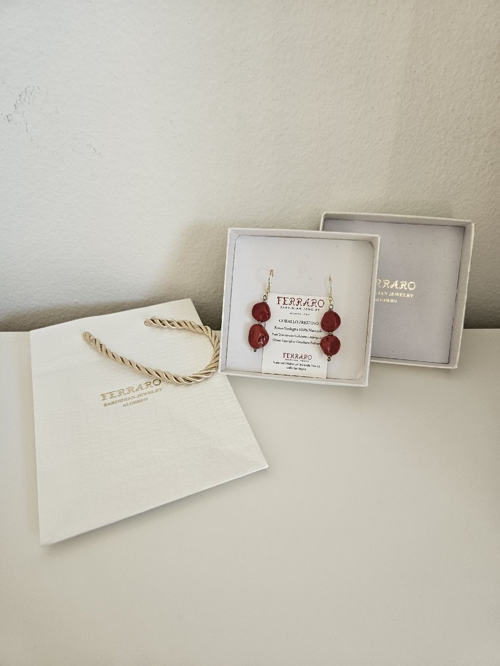 Boucles d'oreille: Coral Earrings Geschenkset ab 1 CHF OHNE BOX – Neuf avec emballage d'origine à Lugano par pknoodle