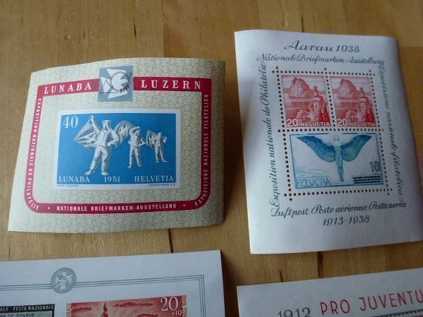 Alle Briefmarken: Lot ++ 6 Blocks ab 1937-1951 – Gebraucht aus Walkringen von Casablanca777 1
