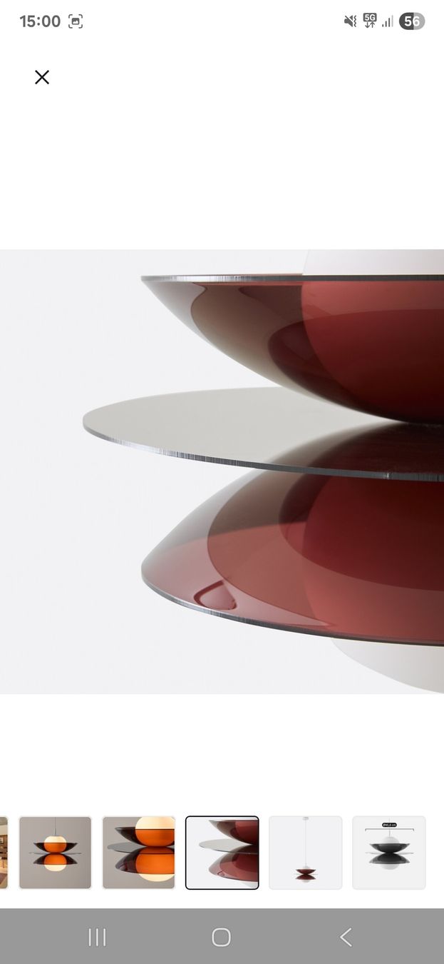La Redoute Kronleuchter & Deckenlampen: Hängeleuchte aus Plexiglas & Opalglas – Neu (gemäss Beschreibung) aus Beromünster von DSinske333 4