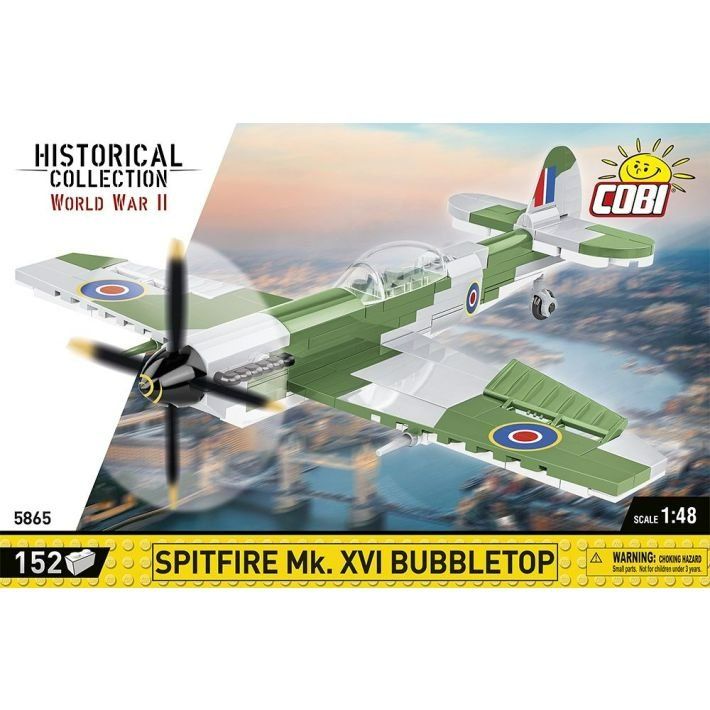 Cobi Kit di costruzioni: Cobi | 5865 | Spitfire Mk. XVI Bubbletop – Nuovo e nell'imballaggio originale da Schneisingen venduto da 500_to_moon