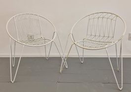 MCM Vintage Design, 2 Gartenstühle, 1950er-Jahre
