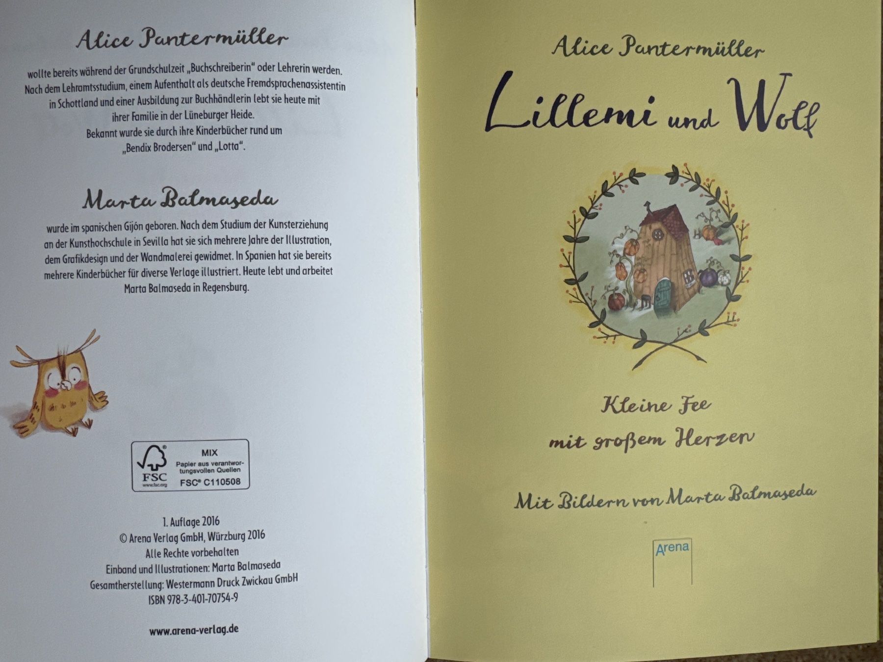 Libri: Lillemi und Wolf -Alice Pantermüller – Usato da Aarau venduto da Kilauea 1