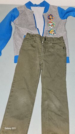 C&A Hosen Set, Gr. 116, Top Zustand, Paw Patrol Jacke!