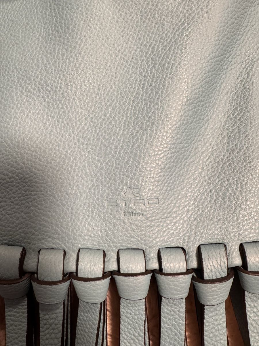 Etro Borse da donna: Etro Milano Ledertasche mit Fransen – Nuovo (secondo la descrizione) da Wilderswil venduto da Renaissance1 2