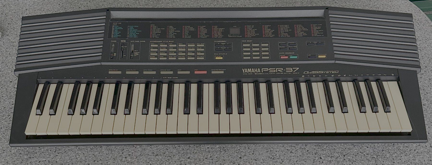 Yamaha Musikinstrumente: YAMAHA PSR-37 – Gebraucht aus Aedermannsdorf von football99