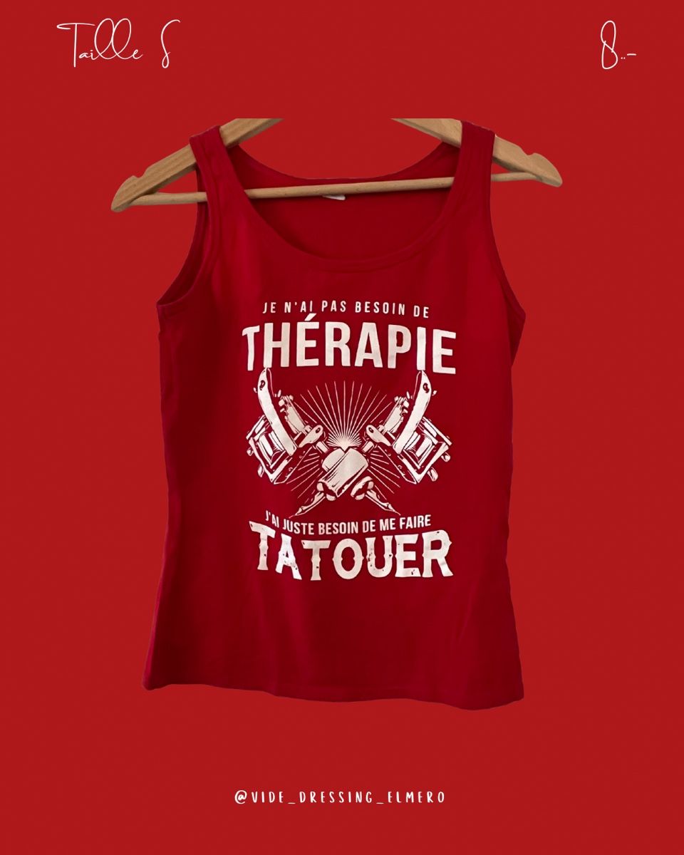 Top: Débardeur rouge taille S – Nuovo (secondo la descrizione) da Massonnens venduto da Rebelle88