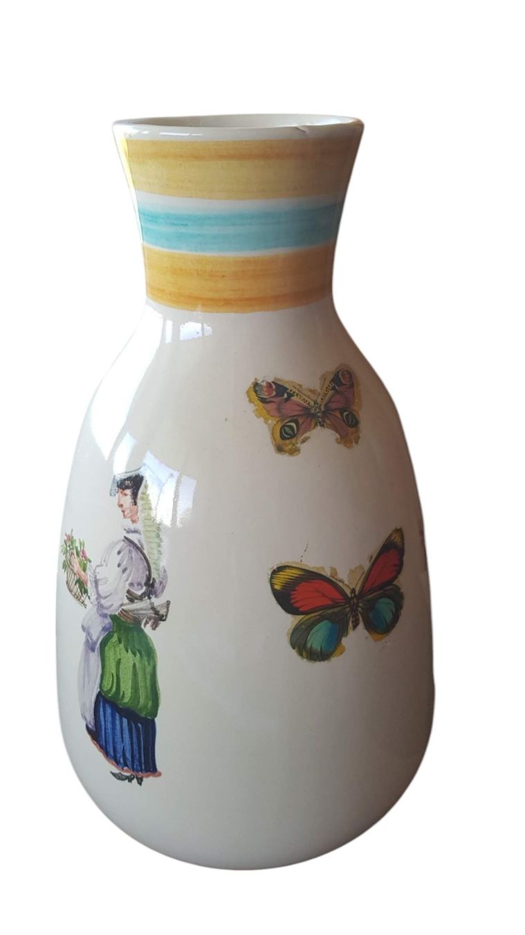 Vasi & Recipienti: Vase Majolika Ferlano 1950er – Usato da Mörschwil venduto da wunderkiste44 2