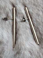 Sterling Silber schicke Stab Ohrstecker