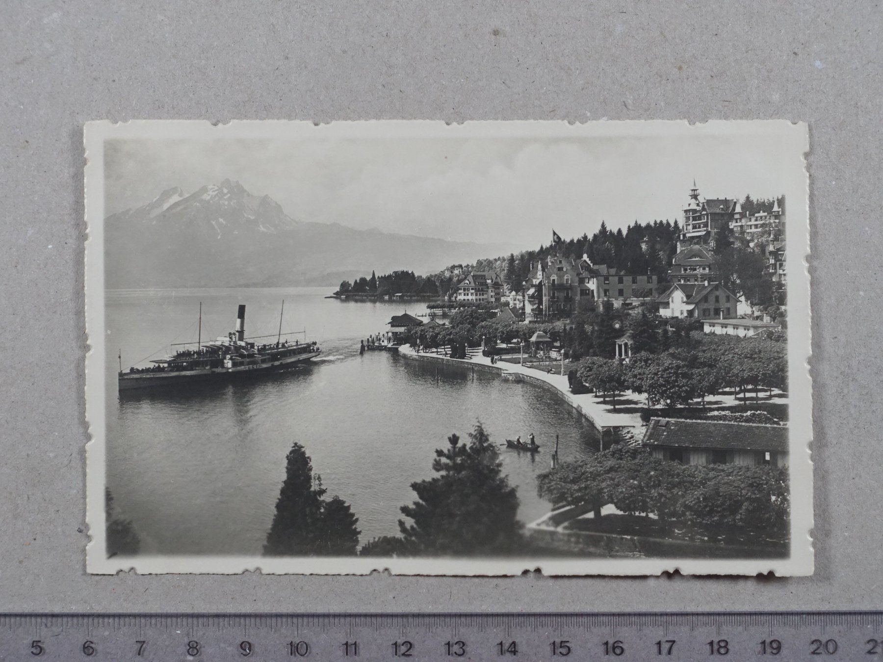 Cartoline postali: Weggis, Schiff – Usato da Lenzburg venduto da fh1