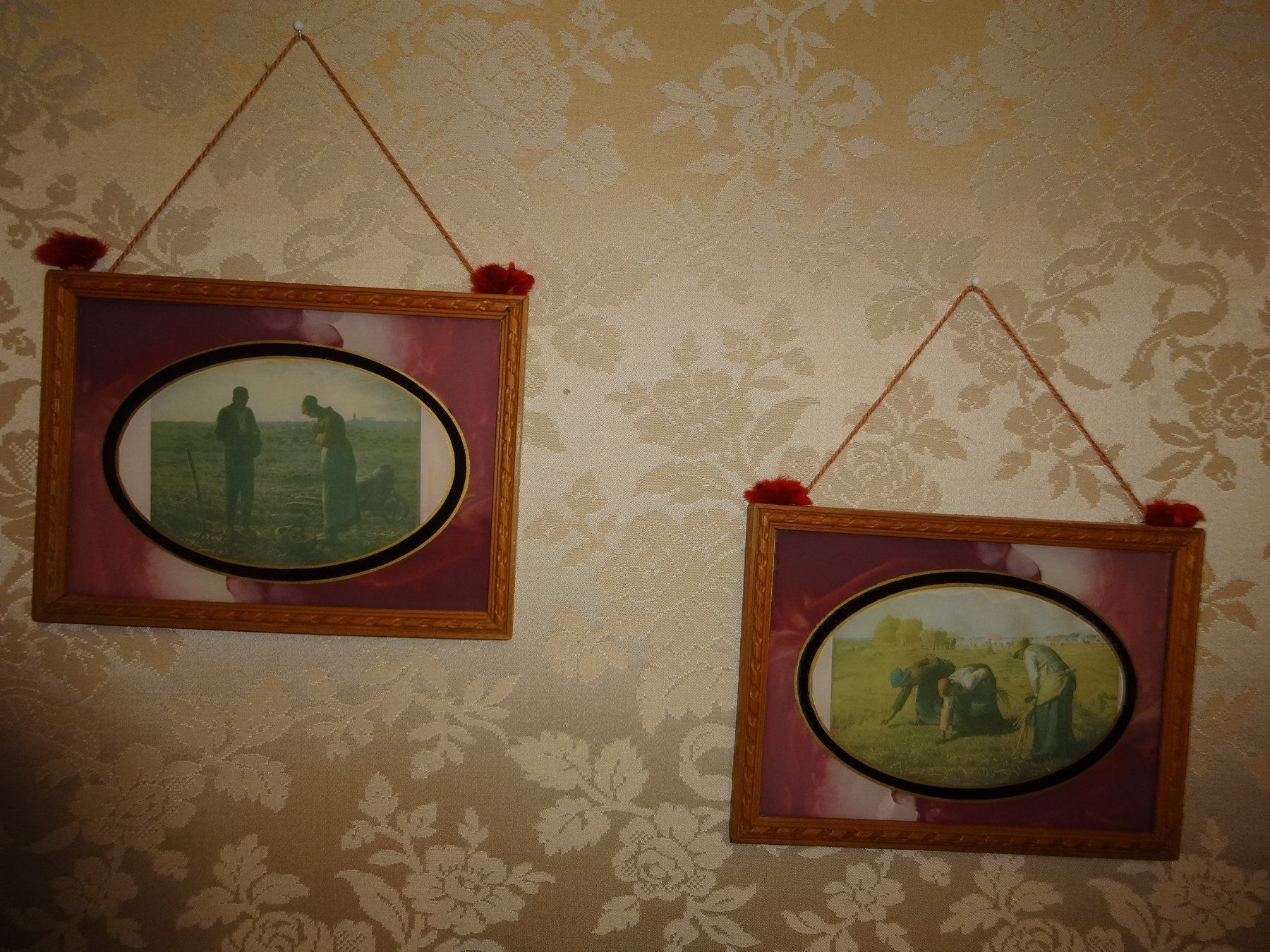 Toutes les décorations: 2 tableaux anciens - scènes champêtres – D'occasion à Biel/Bienne par milamila02