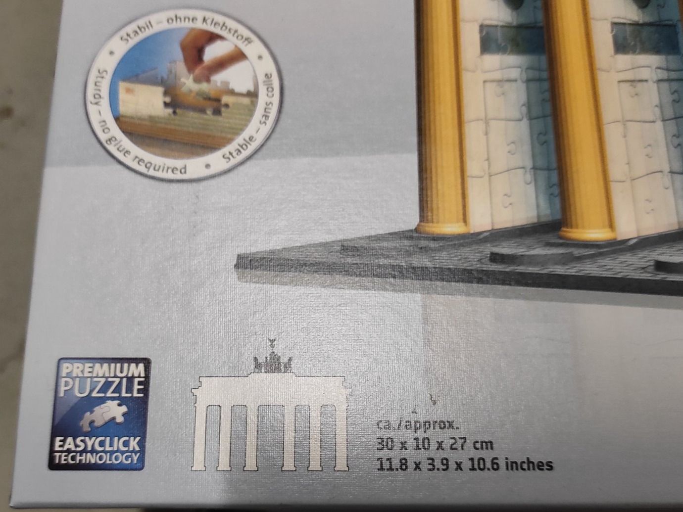 Ravensburger Puzzle: 3D Puzzle Brandenburger Tor, Berlin, Ravensburger – Nuovo e nell'imballaggio originale da Silvaplana venduto da Suomi3101 3